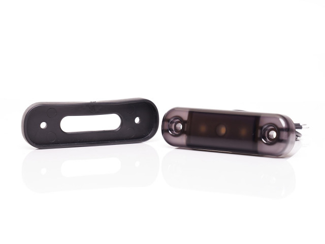 Lampa marcaj BLACK cu lumina alba 3 LEDURI 12/24V [4]