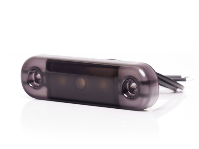 Lampa marcaj BLACK cu lumina alba 3 LEDURI 12/24V [2]