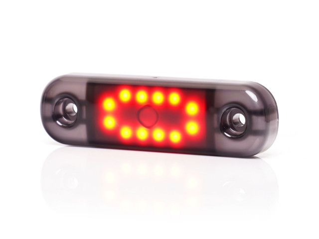 Lampa marcaj, cu lumina rosie 12 led-uri 12/24V [1]