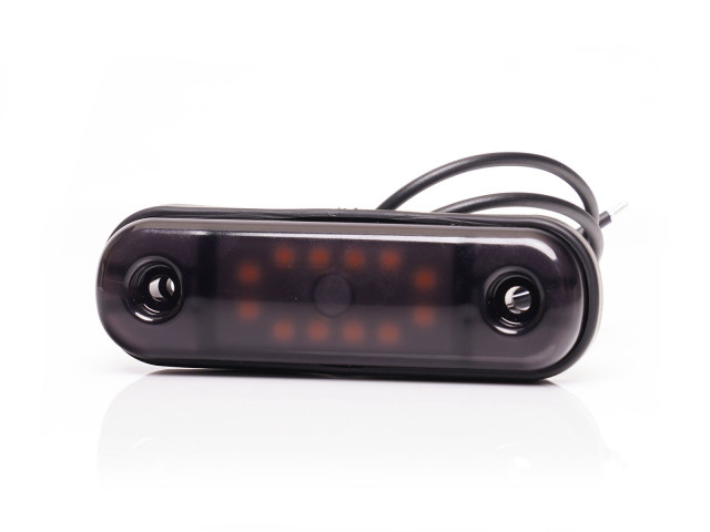 Lampa marcaj BLACK cu lumina rosie 12 LEDURI 12/24V [2]