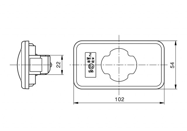 Lampa marcaj lateral [4]