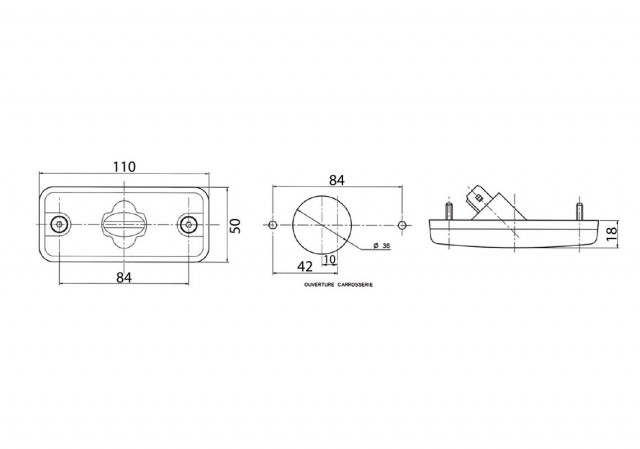 Lampa marcaj lateral [3]