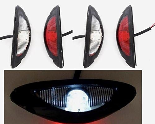 Lampa marcaj lateral alb-rosu LED [4]