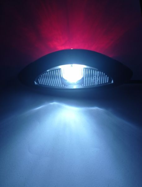 Lampa marcaj lateral alb-rosu LED [7]