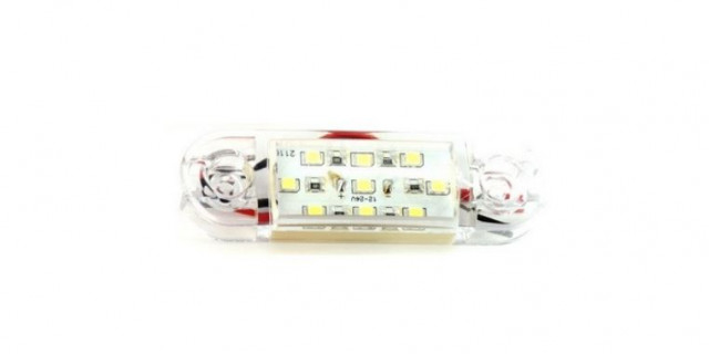 Lampa marcaj lateral alba 9 LED-URI 8.5x2.5 cm [1]