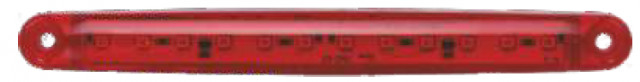 Lampa marcaj lateral rosie 12 leduri 18cm [1]