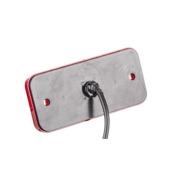 Lampa marcaj lateral rosie 3 LED-URI 11x5 cm [2]