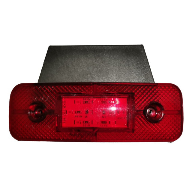 Lampa marcaj lateral rosie 9 LED-URI 12x4.5 cm [1]