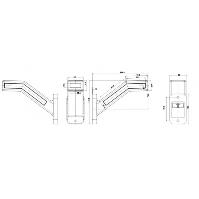 Lampa NEON gabarit trei culori stanga [5]