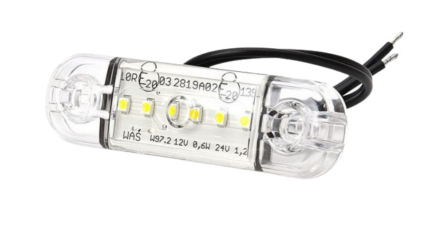 Lampa pozitie 6 leduri ovala alba [2]