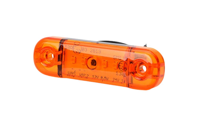 Lampa pozitie ovala portocalie 5 led-uri [1]
