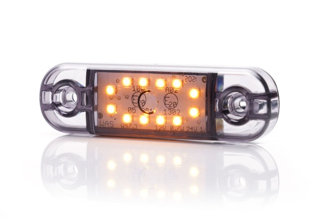 Lampa pozitie ovala portocalie - DARK [4]