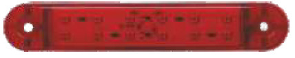 Lampa pozitie ovala rosie 12 leduri [1]