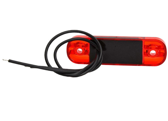 Lampa pozitie ovala rosie 12 led-uri [3]
