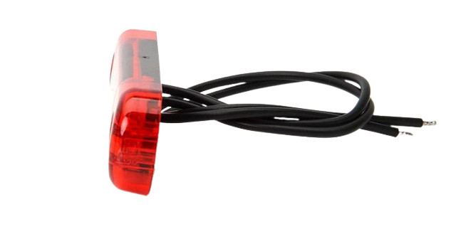 Lampa pozitie ovala rosie 5 led-uri [2]