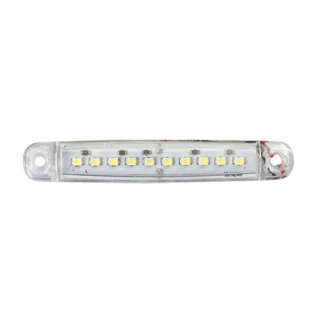 Lampa pozitie-strobo alba 9 leduri 10x1.5 cm [1]