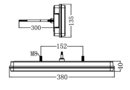 Lampa spate 140 led-uri 12V/24V, stanga [3]