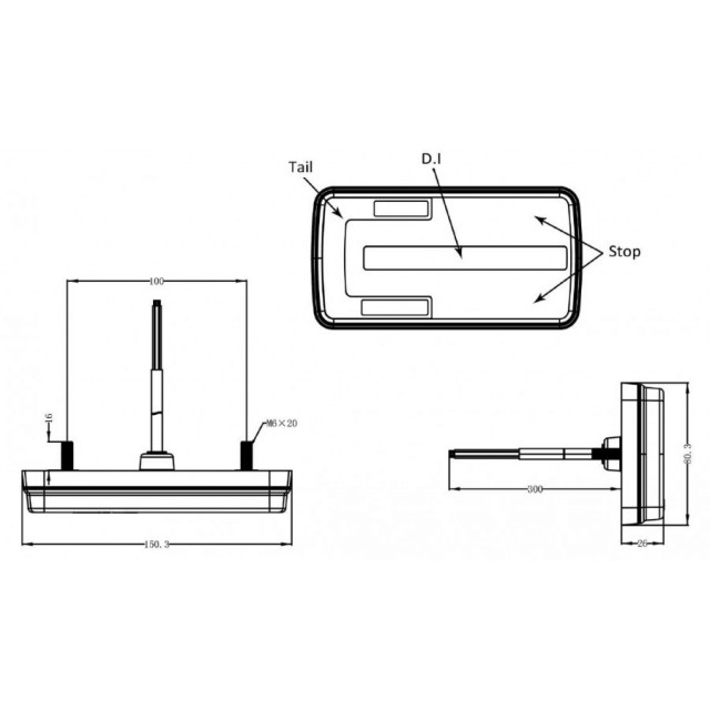 Lampa spate 36 led-uri [2]