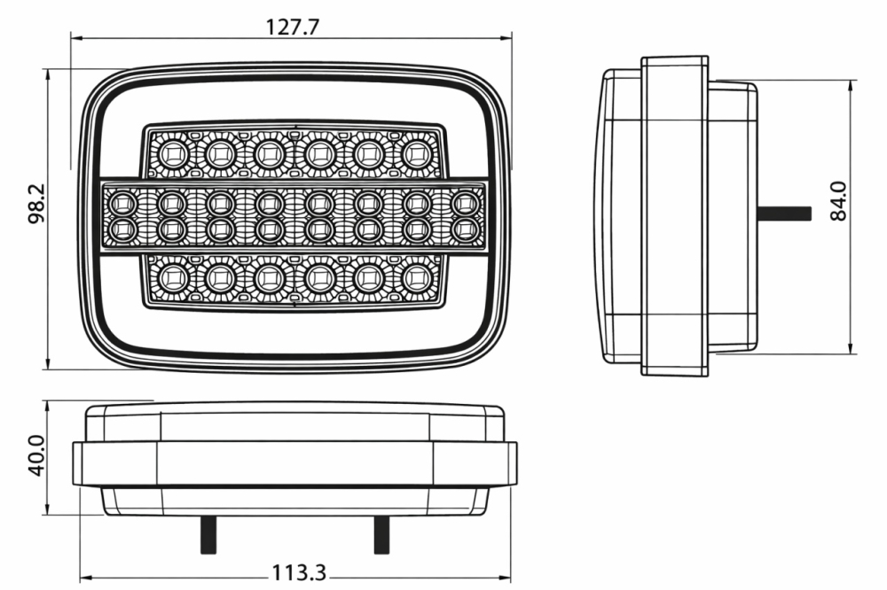 Lampa spate LED 24V [2]