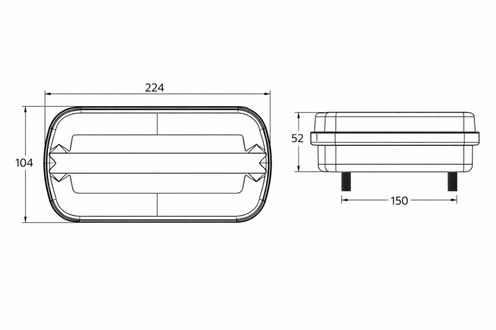 Lampa spate semnalizare dinamica LED 24V [3]