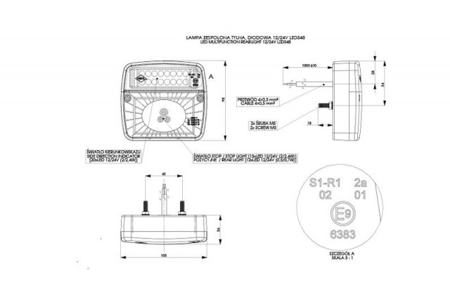 Lampa spate stanga/dreapta 12/24V [2]