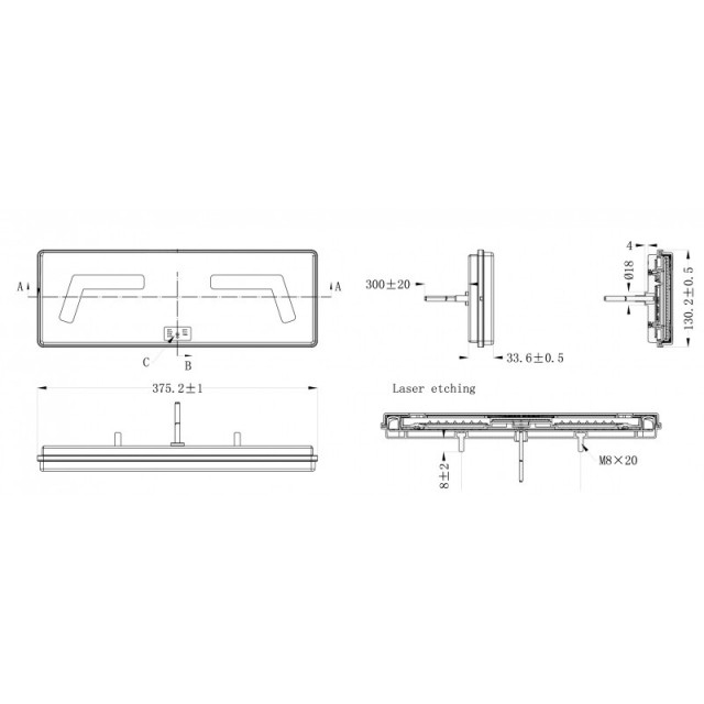 Lampa stanga camion 96 led-uri [2]