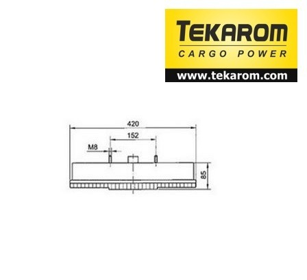 LAMPA STANGA CAMION EUROPOINT II 7 PINI + 4 x 2 PINI (MUFA ROTUNDA) [2]