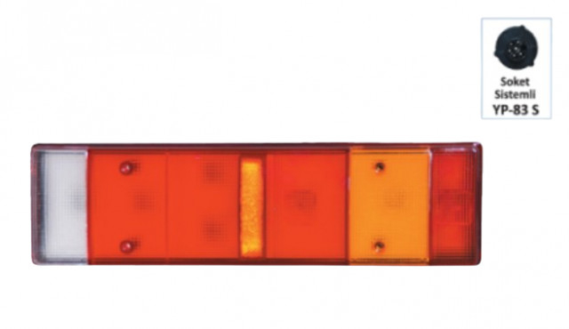 Lampa stanga spate camion, cu mufa [1]