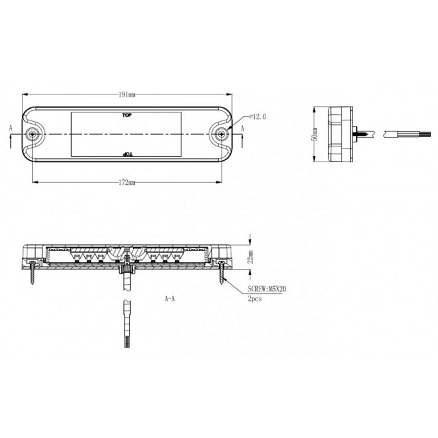 Lampa stop spate LED [2]