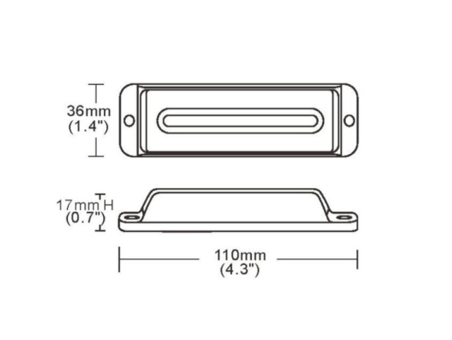 Lampa stroboscopica 4 LED-uri R10 R65 12/24 V [2]