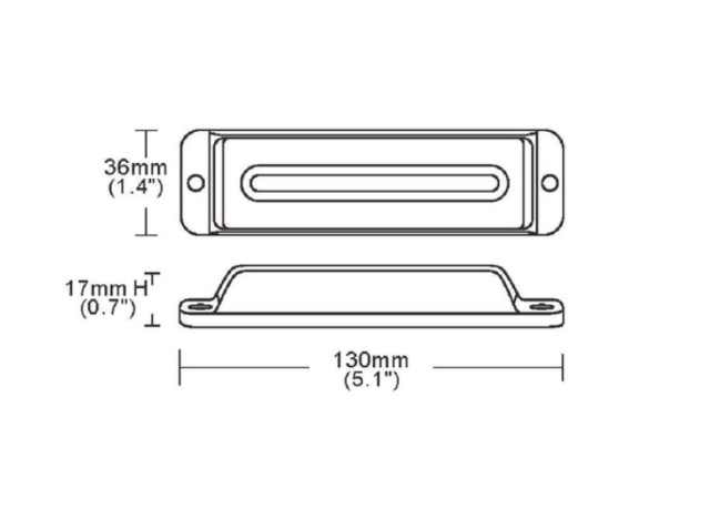 Lampa stroboscopica 6 led-uri R10 R65 12/24V [2]