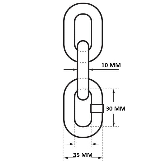 Lant G100 ridicare - ancorare 10mm [3]