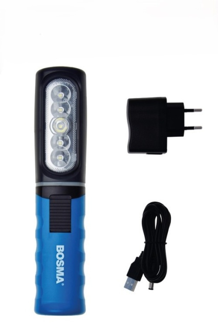 Lanterna de lucru LED 5W LED + 4x1W SMD + 2W LED [2]