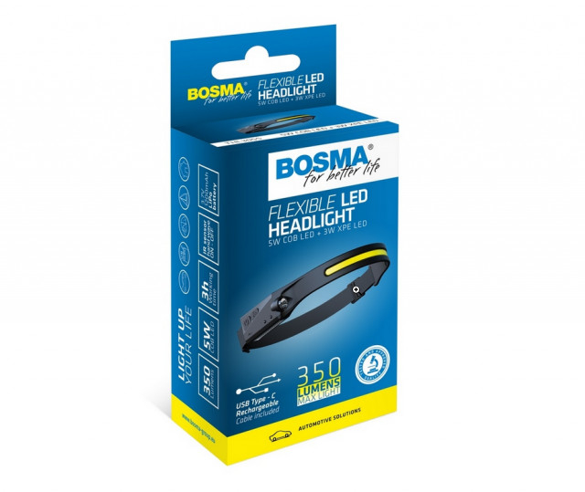 Lanterna frontala Flexibila 350LM Bosma [1]