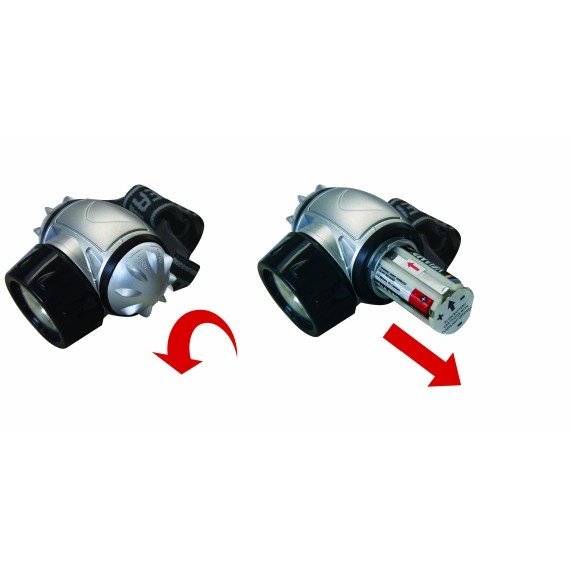Lanterna frontala LED 1W cu functie de semnalizare (flash) [4]