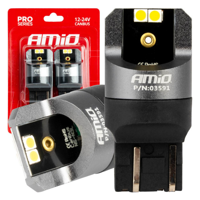 LED Canbus PRO 7443 W21/5W 4x3030 SMD alb 12/24V [1]