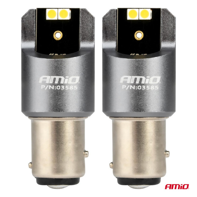 LED Canbus Pro BAY15D P21/5W 4x3030 SMD ALB 12/24V [2]