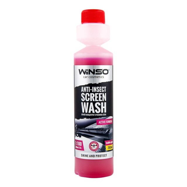 Lichid parbriz concentrat Winso Anti-Insect Bubble Gum 250 ml - 1:100, 25L [1]