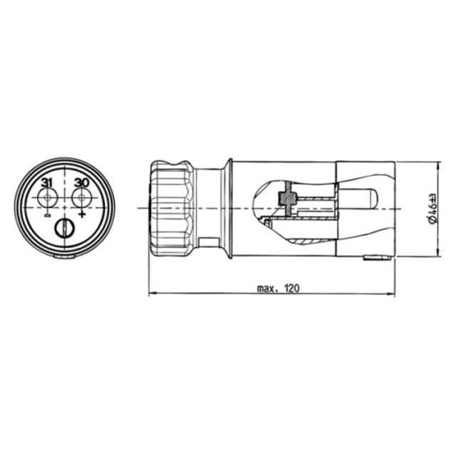 Mufa electrica 135A NATO Erich Jaeger [2]