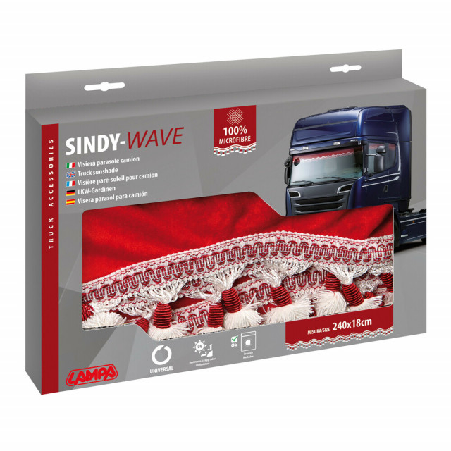 Perdea parasolar rosie Sindy [3]