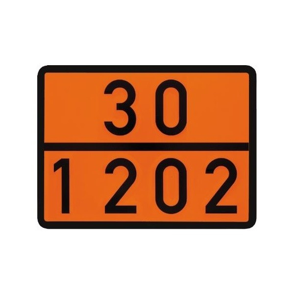 Placa ADR aluminiu - Diesel [1]