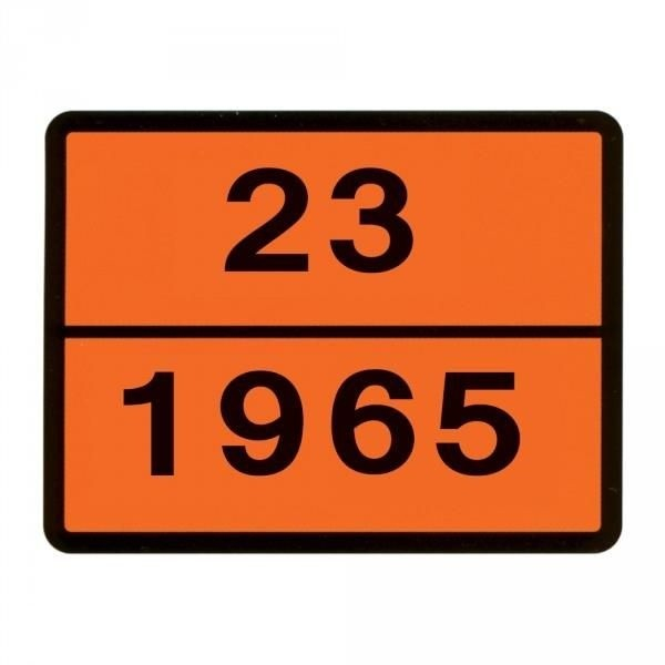 Placa ADR aluminiu - Gaz [1]