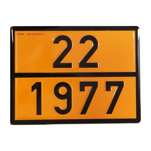 Placa ADR aluminiu - Nitrogen Lichid [1]