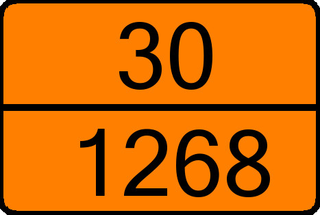 Placa ADR aluminiu - Petrol [1]