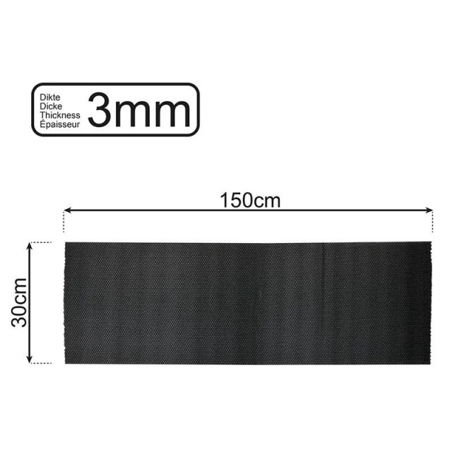 Pres/Musama antiderapant negru 150x30cm grosime 3mm [1]