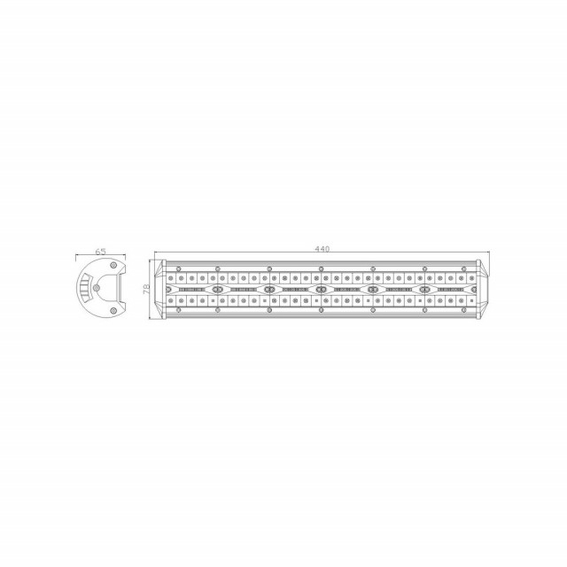 Proiector 120 LED 440mm 180W(7800Lm) [2]