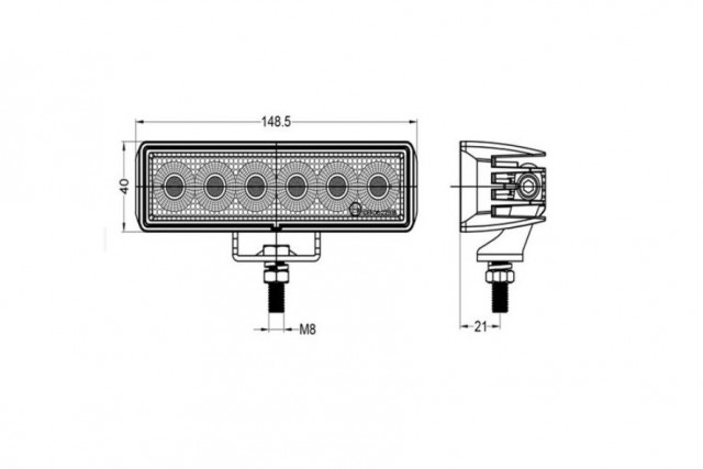 Proiector 24 x led-uri OSRAM [2]