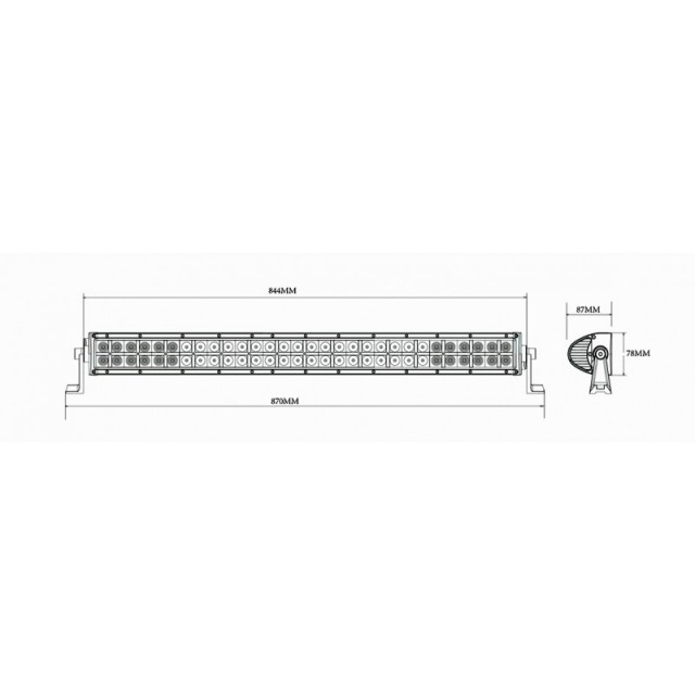 Proiector 60 led-uri 885mm 180W [2]