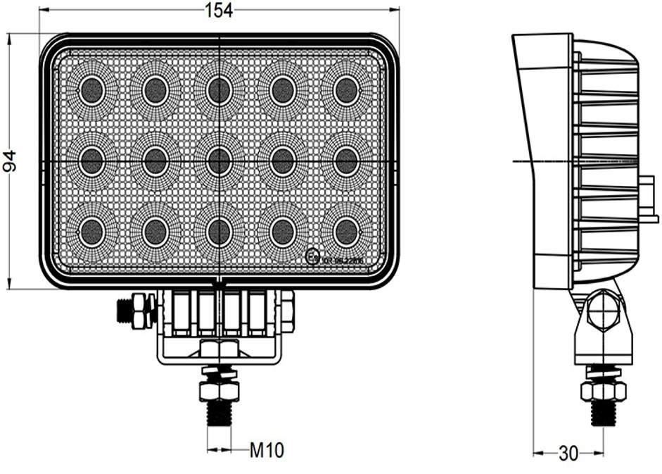Proiector 60LED 60W 10-30V [2]