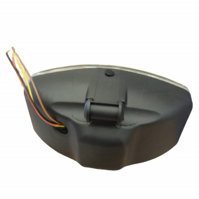 Proiector dreptunghiular sticla clara + led galben [2]